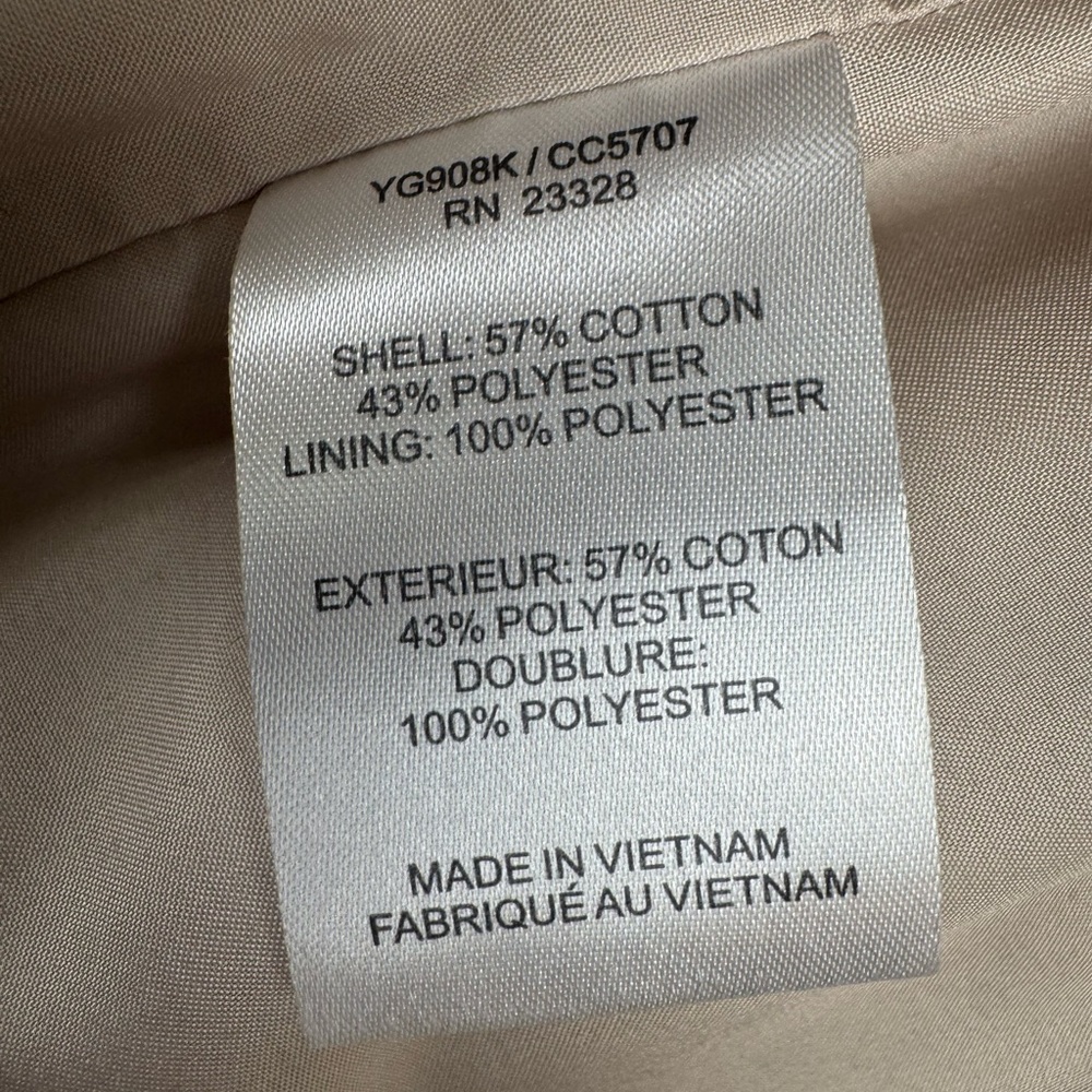 Cece Jacket Women’s M Cream Zipper & Snap Closure… - image 8